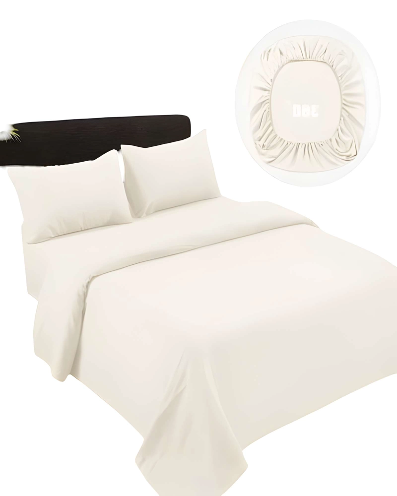 JUEGO DE SABANAS DE 500 HILOS KING BEIGE CLARO - 2