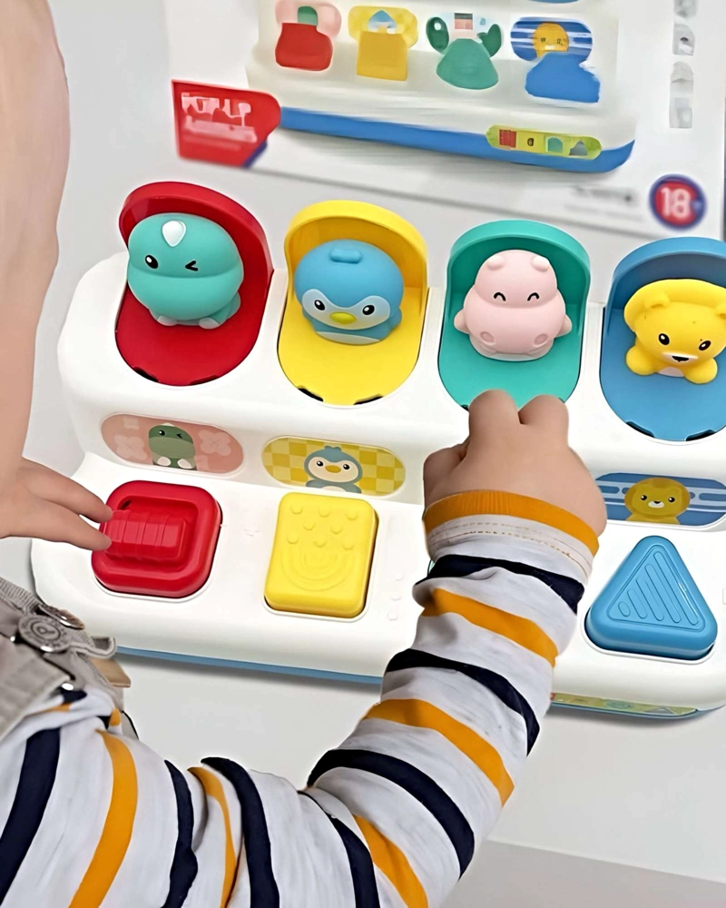 Juguete De Empujar Con Rueda Y Timbre – Andador De Aprendizaje Temprano Para Niños De 1 Año, Mango Ajustable, Forma De Avión, Color Rosa, Desarrollo De Coordinación Y Equilibrio