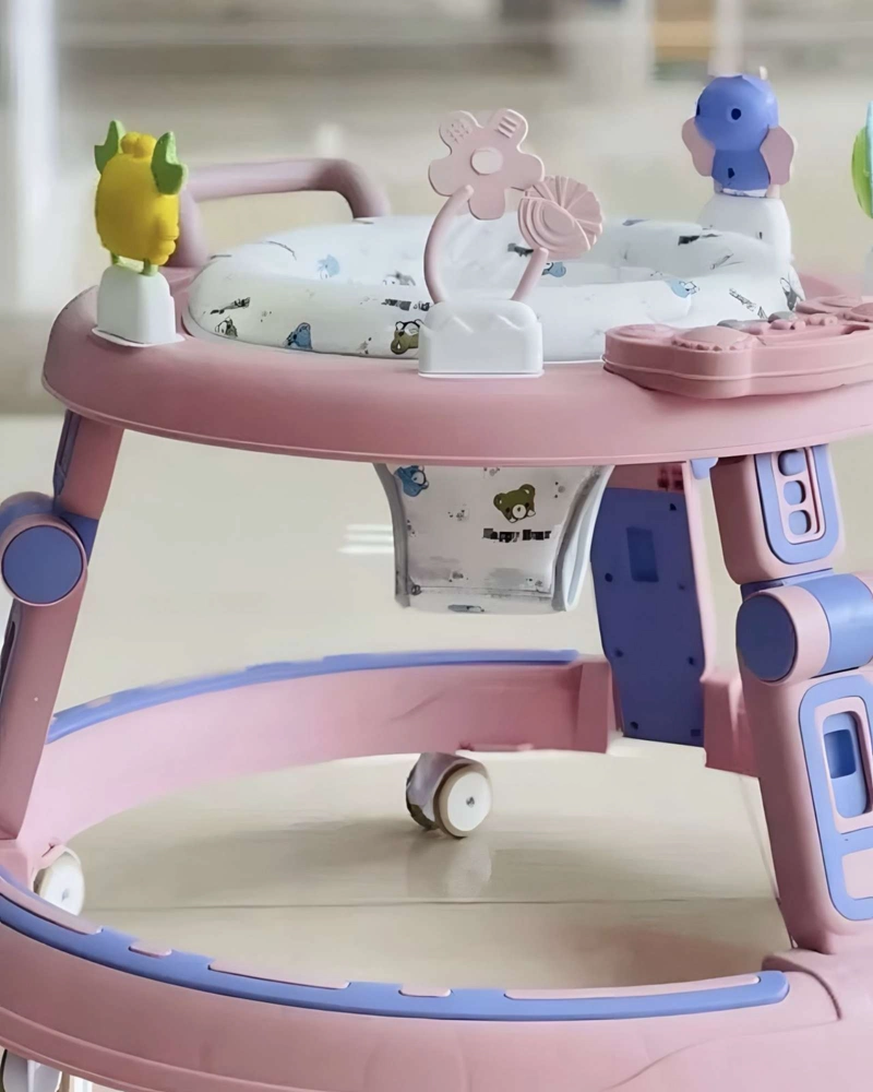 ANDADOR CAMINADORA PARA BEBES MULTIFUNCIONAL PRIMEROS PASOS 3 EN 1 ROSA - 2