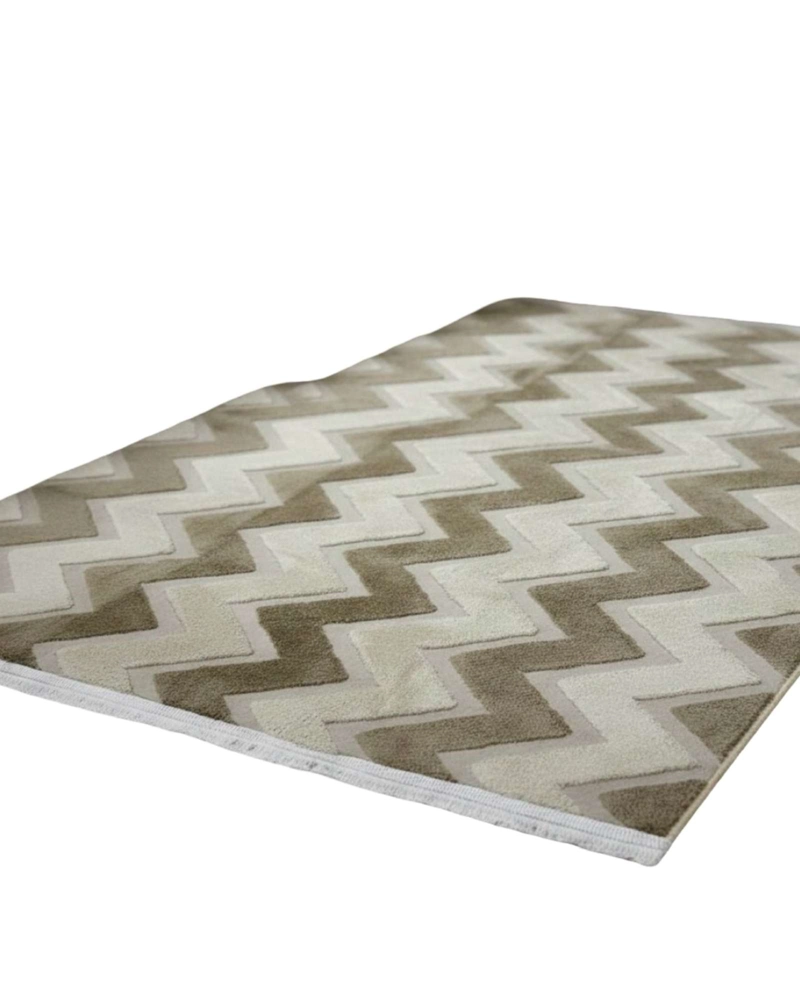 ALFOMBRA TEXTURIZADA DISEÑO JACQUARD ANTIDESLIZANTE 200X240 CM A07 - 7