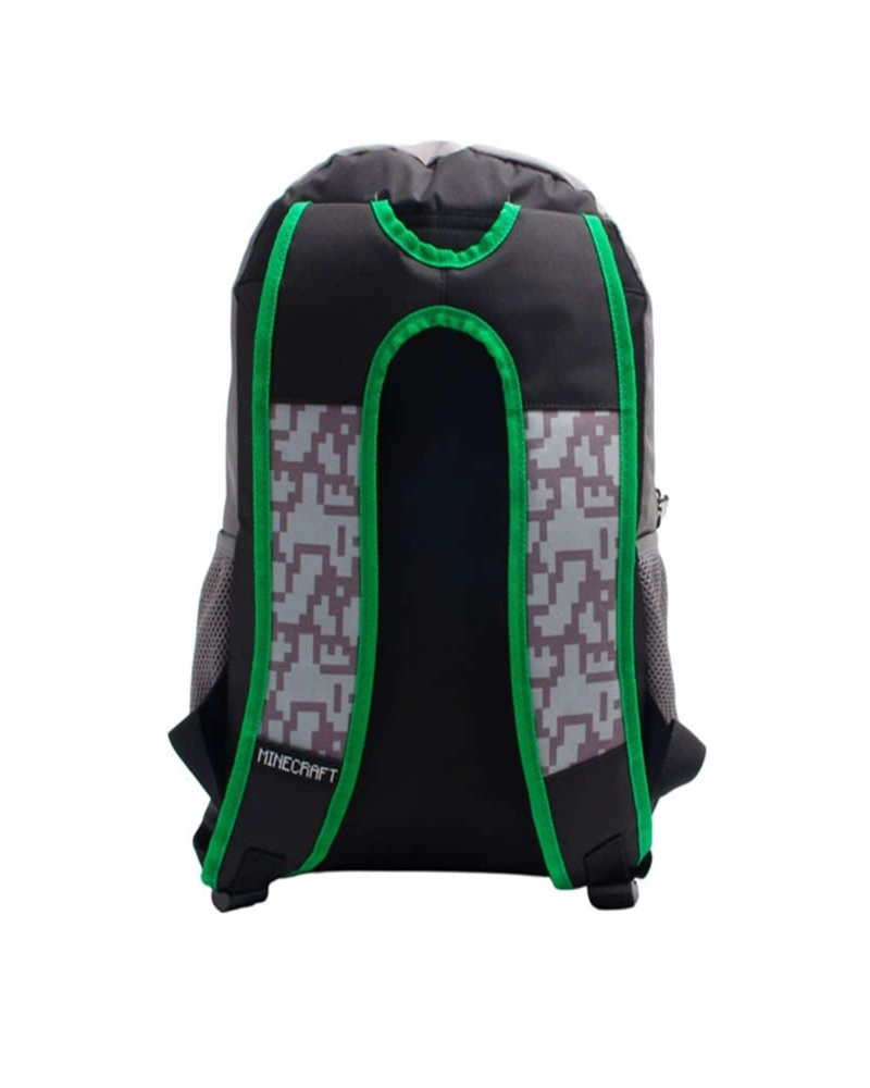 MOCHILA JUVENIL MINECRAFT GRIS S27 - 3