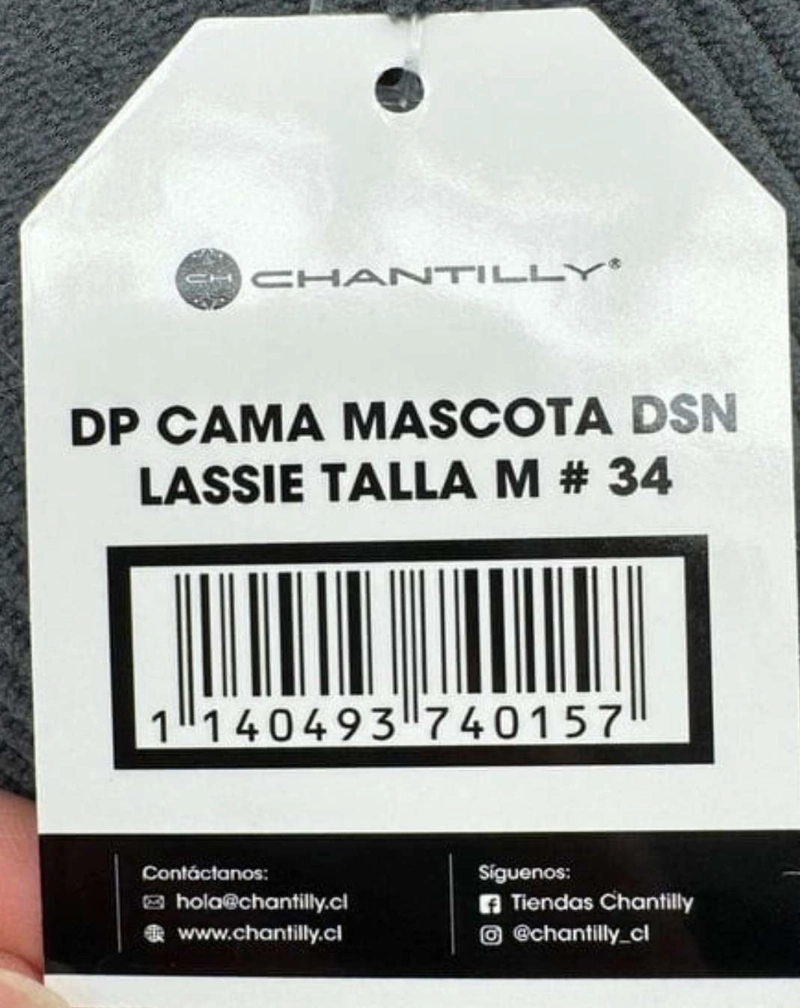 CAMA DE MASCOTA DSN LASSIE TALLA M / GRIS PERRO - 2
