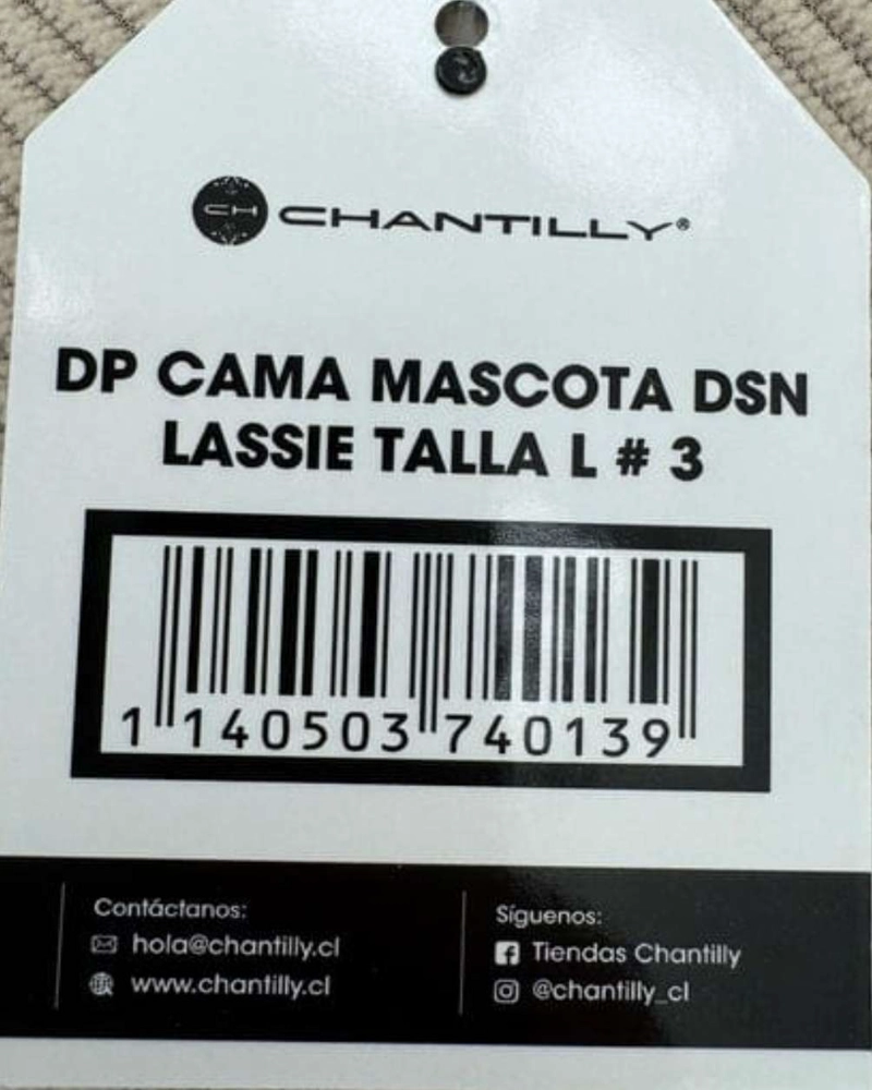 CAMA DE MASCOTA DSN LASSIE TALLA L / CAFE  PERRO - 3