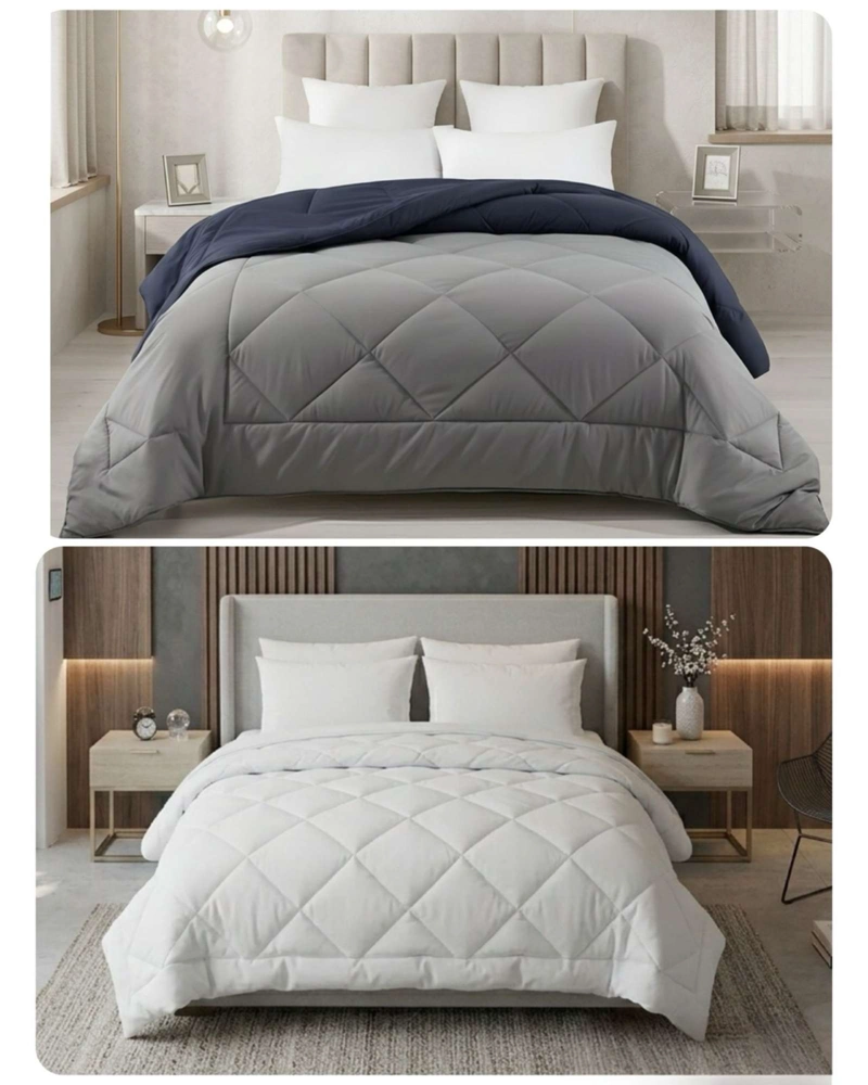 CUBRECAMA PLUMON NORDICO KING 230X250 BLANCO - 7