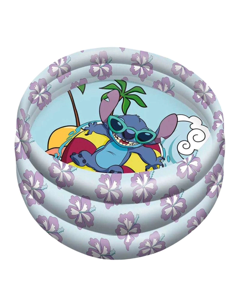 PISCINA INFLABLE DE PLASTICO NIÑOS STITCH - 1