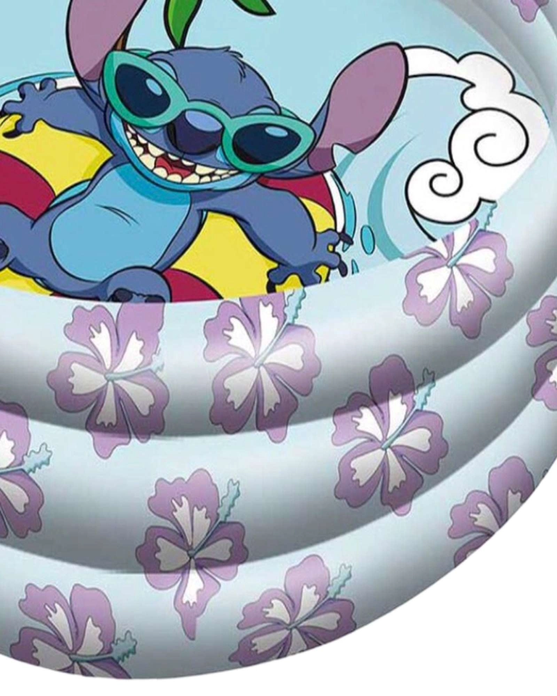 PISCINA INFLABLE DE PLASTICO NIÑOS STITCH - 2