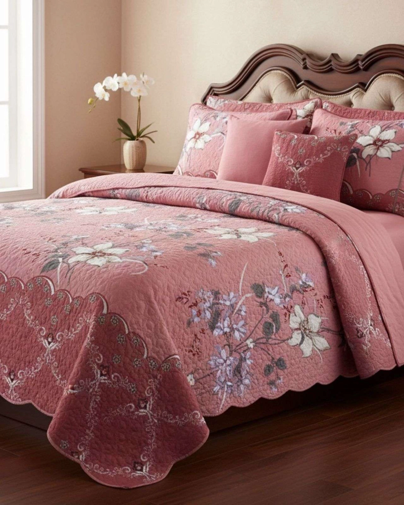 SABANA CON CUBRECAMA DE VERANO KING S134 - 2