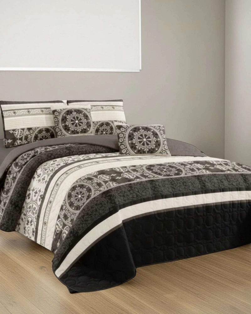 SABANA CON CUBRECAMA DE VERANO KING S147 - 3