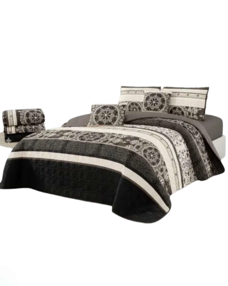 SABANA CON CUBRECAMA DE VERANO KING S147 - 5
