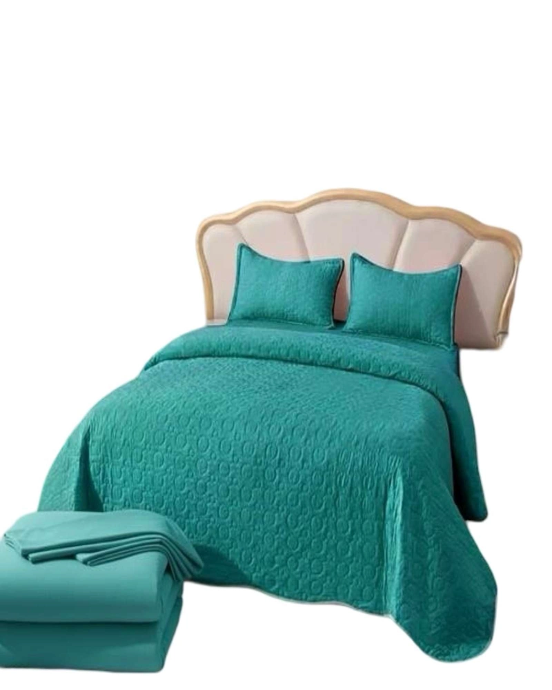 SABANA CON CUBRECAMA DE VERANO 2 PLAZAS + 2 ALMOHADAS - 5