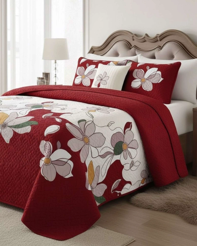 SABANA CON CUBRECAMA DE VERANO 2 PLAZAS + 2 ALMOHADAS - 1