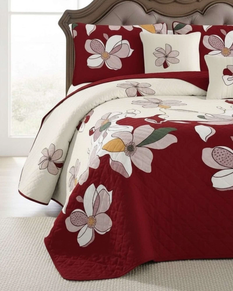 SABANA CON CUBRECAMA DE VERANO 2 PLAZAS + 2 ALMOHADAS - 3