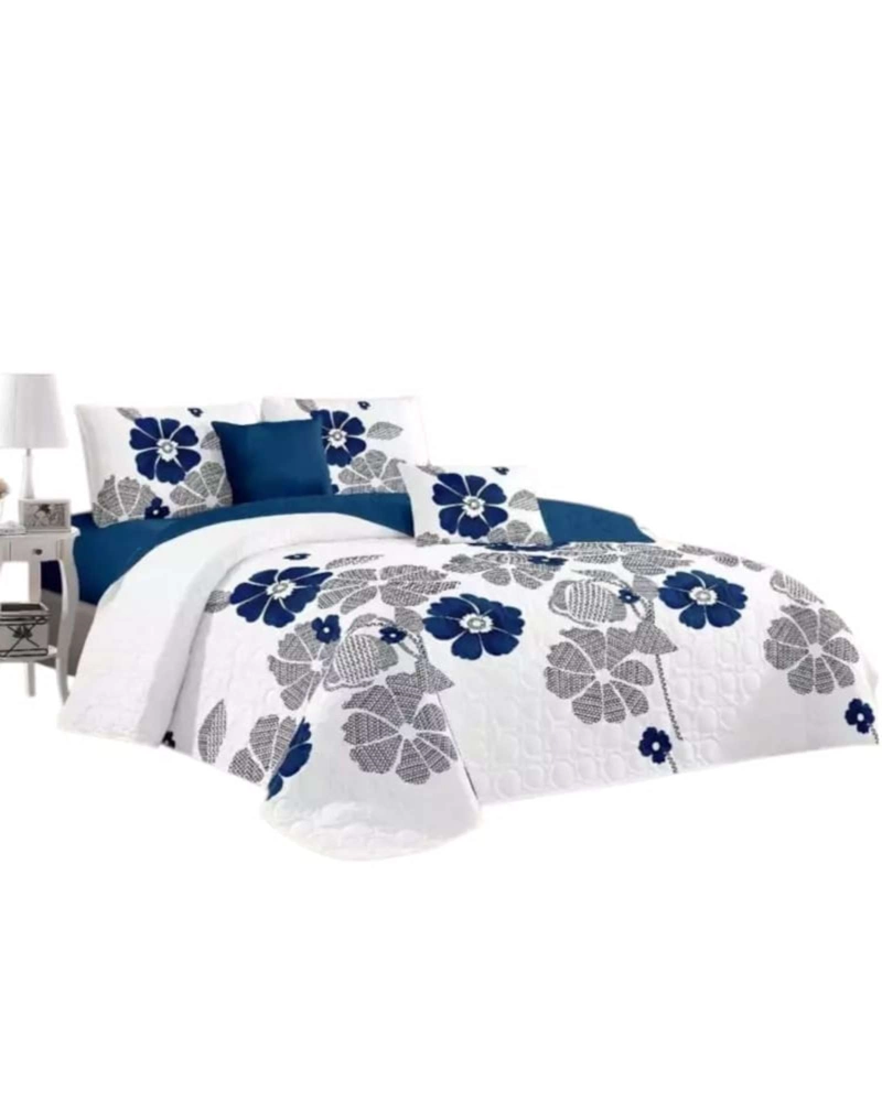 SABANA CON CUBRECAMA DE VERANO PLAZA Y MEDIA + 1 ALMOHADA - 5