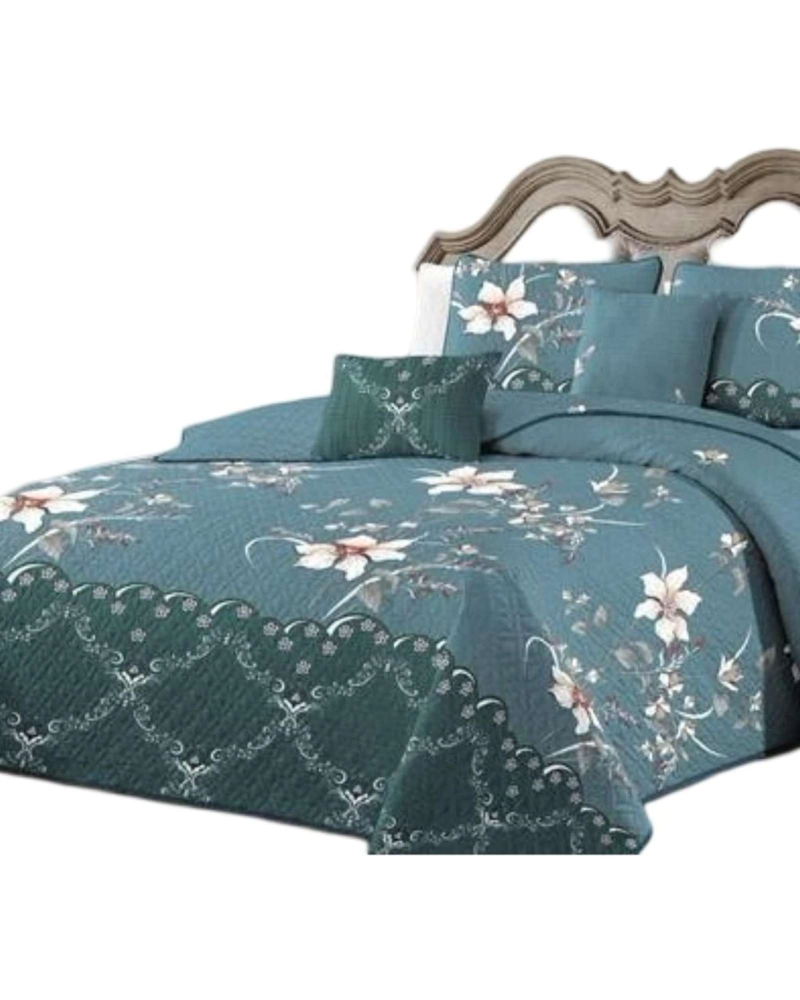 SABANA CON CUBRECAMA DE VERANO PLAZA Y MEDIA + 1 ALMOHADA - 5