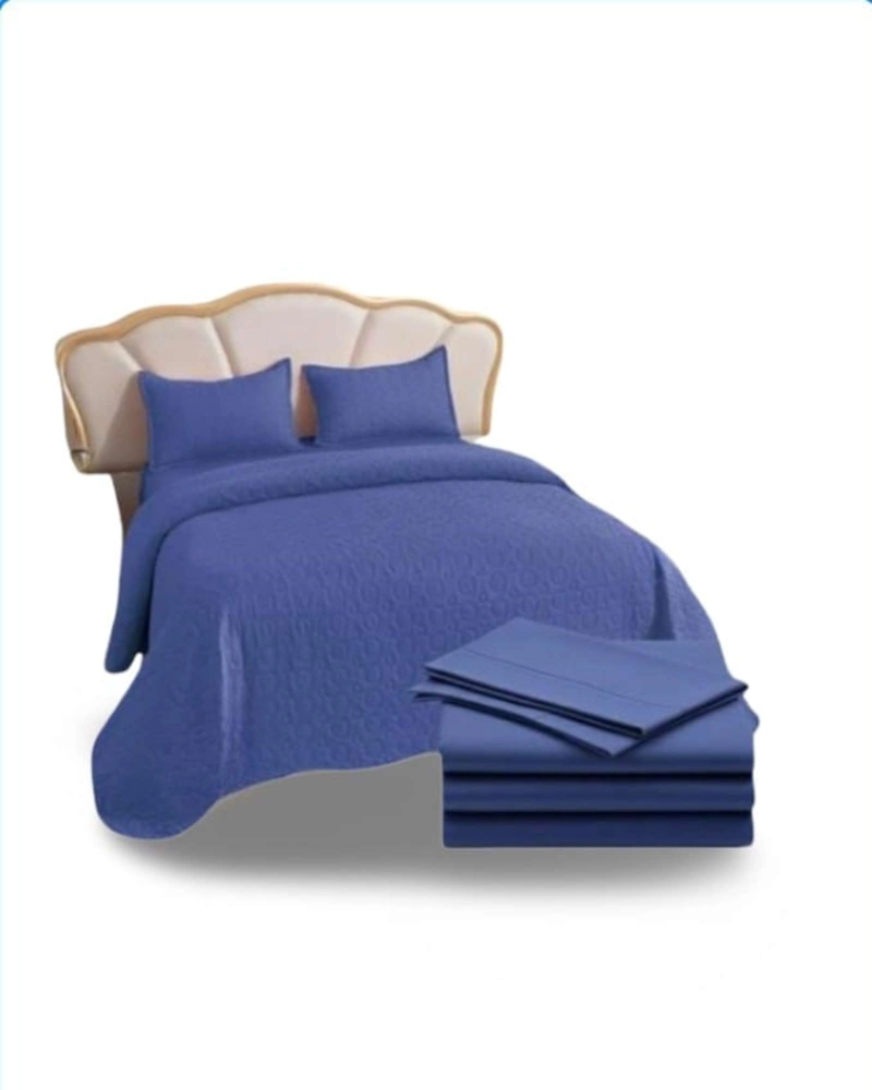 SABANA CON CUBRECAMA DE VERANO KING + 2 ALMOHADAS - 5