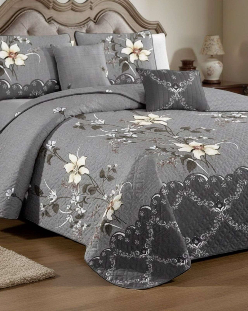 SABANA CON CUBRECAMA DE VERANO 2 PLAZAS + 2 ALMOHADAS - 2