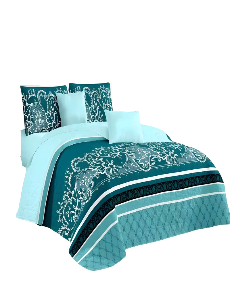 CUBRECAMA CON DISEÑOS  KING 250 X 270 CM + 2 ALMOHADAS P01 - 4