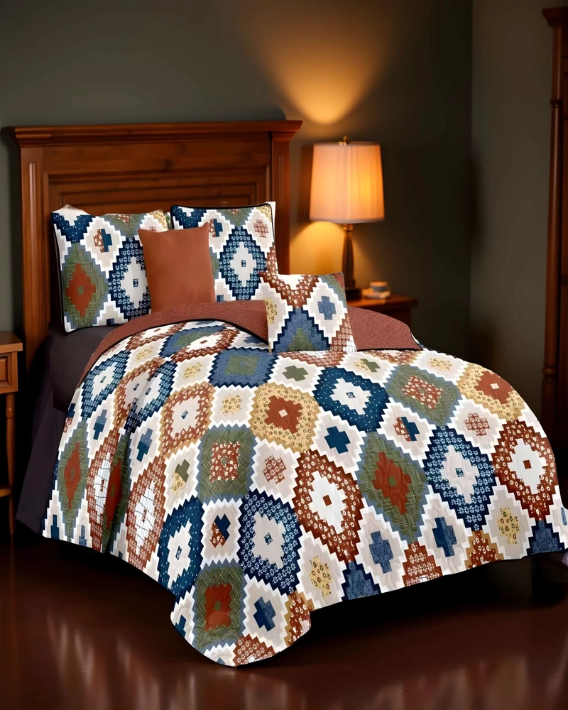 CUBRECAMA CON DISEÑOS UNICOS KING 250 X 270 CM P10 - 3