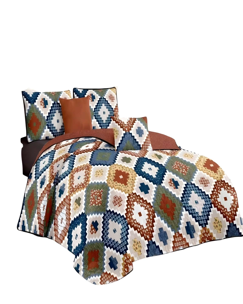 CUBRECAMA CON DISEÑOS UNICOS KING 250 X 270 CM P10 - 4