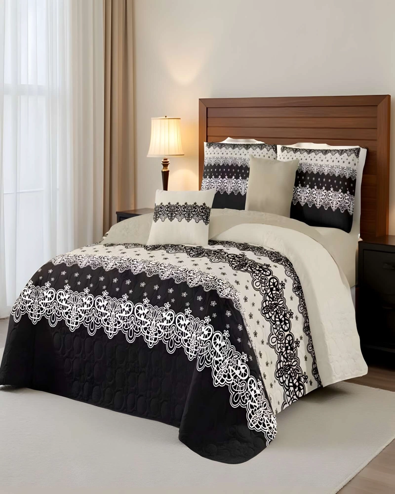 CUBRECAMA CON DISEÑOS UNICOS KING 250 X 270 CM P04 - 1