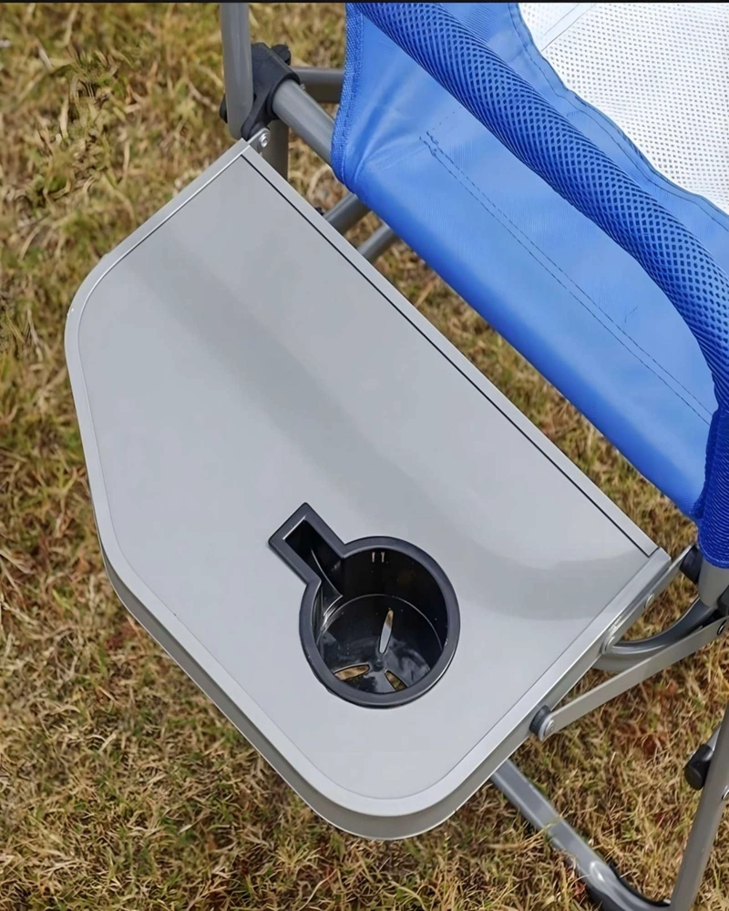SILLA PLEGABLE DE PLAYA CAMPING PICNIC PORTA VASOS PORTATIL - 4