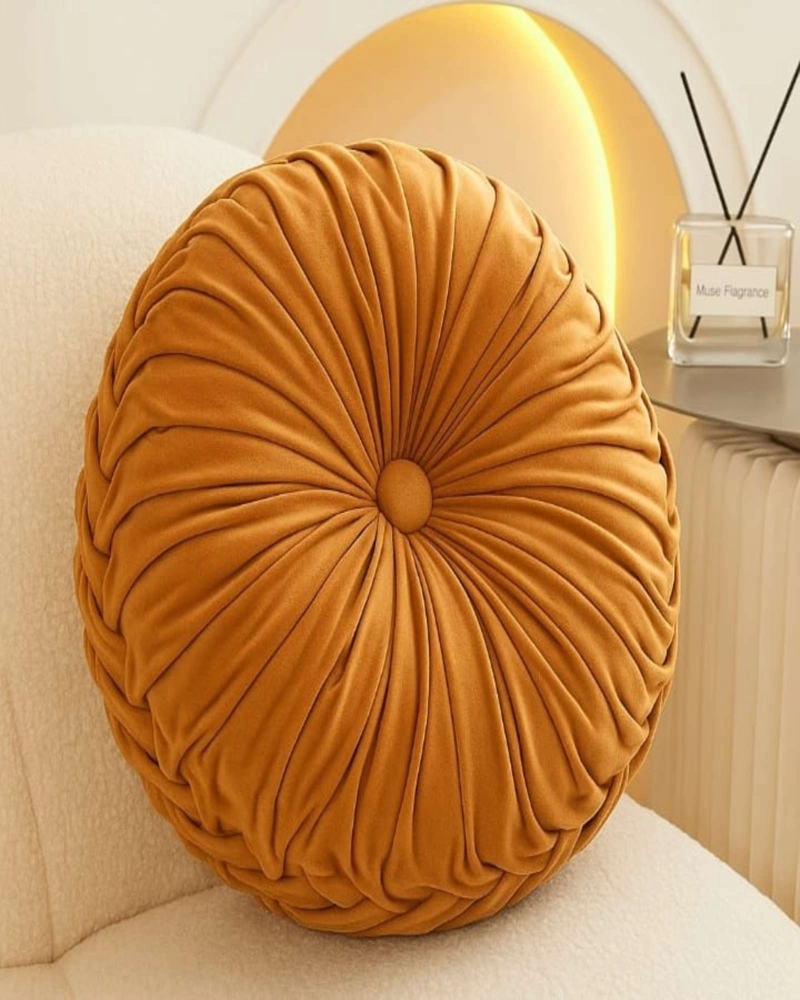 PACK DE 2 COJINES DECORATIVOS REDONDO ELEGANTE Y SOFISTICADO - 4