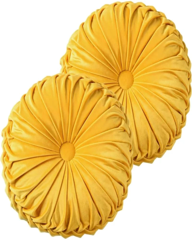 PACK DE 2 COJINES DECORATIVOS REDONDO ELEGANTE Y SOFISTICADO - 1