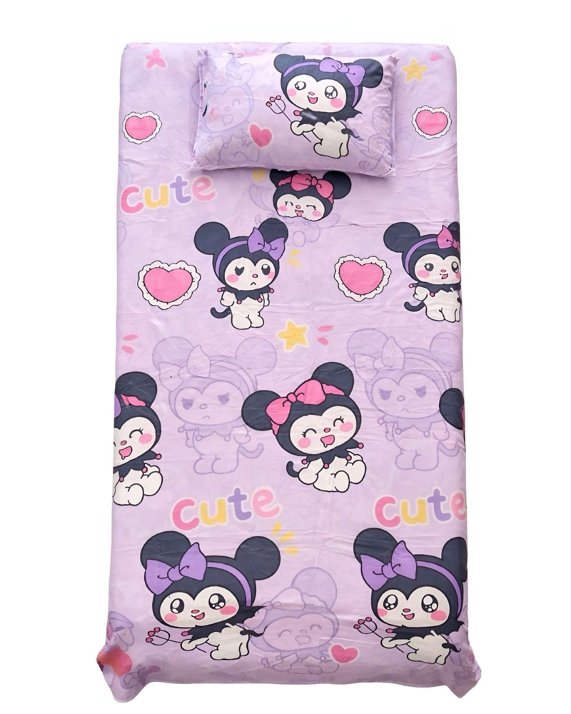 JUEGO DE SABANA DE NIÑA INFANTIL PLAZA Y MEDIA 3 PCS - 4
