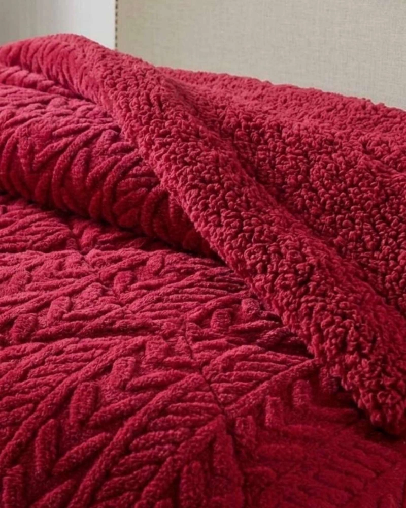 COBERTOR ELEGANTE DE INVIERNO CON CHIPORRO KING12 - 2