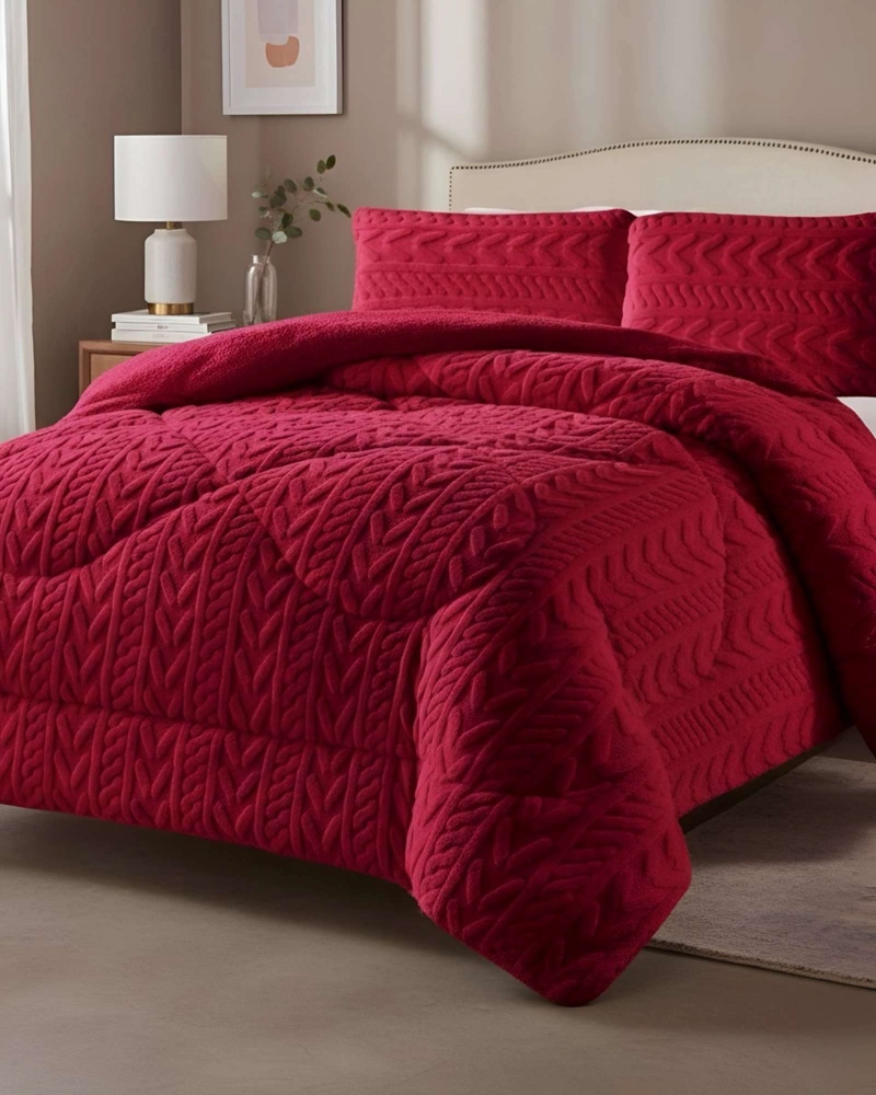 COBERTOR ELEGANTE DE INVIERNO CON CHIPORRO KING12 - 3