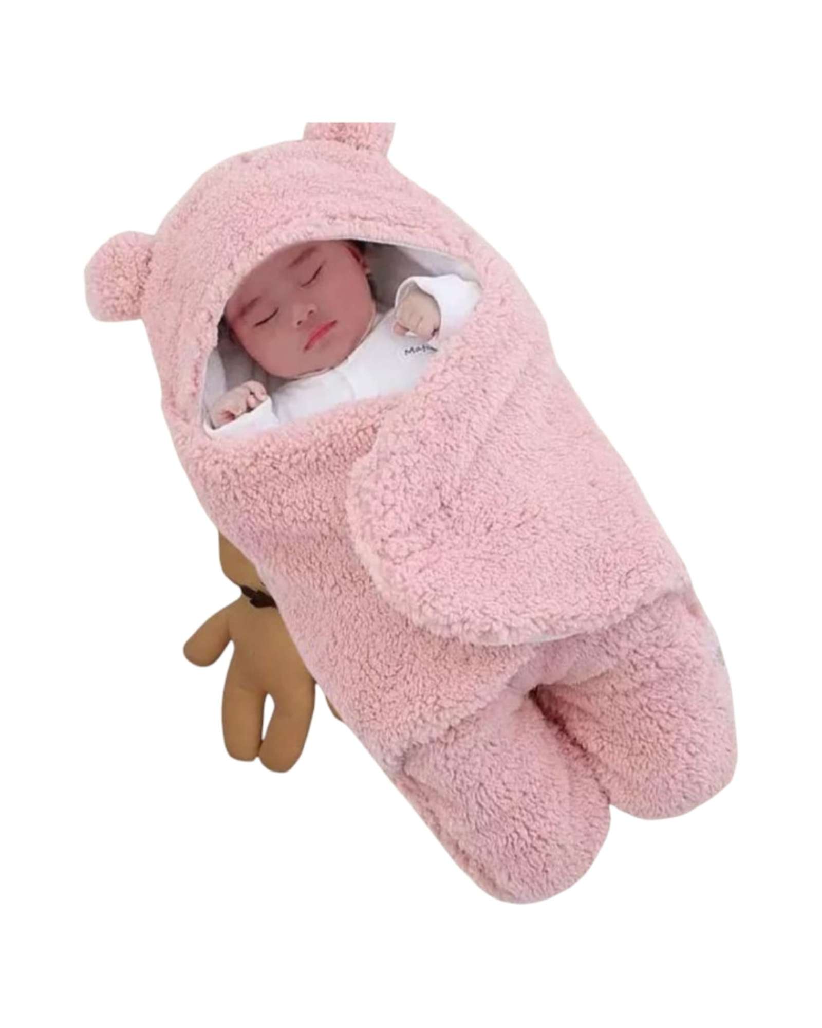 SAQUITO DE BEBE  OSITO TALLA 6M ROSADO - 6