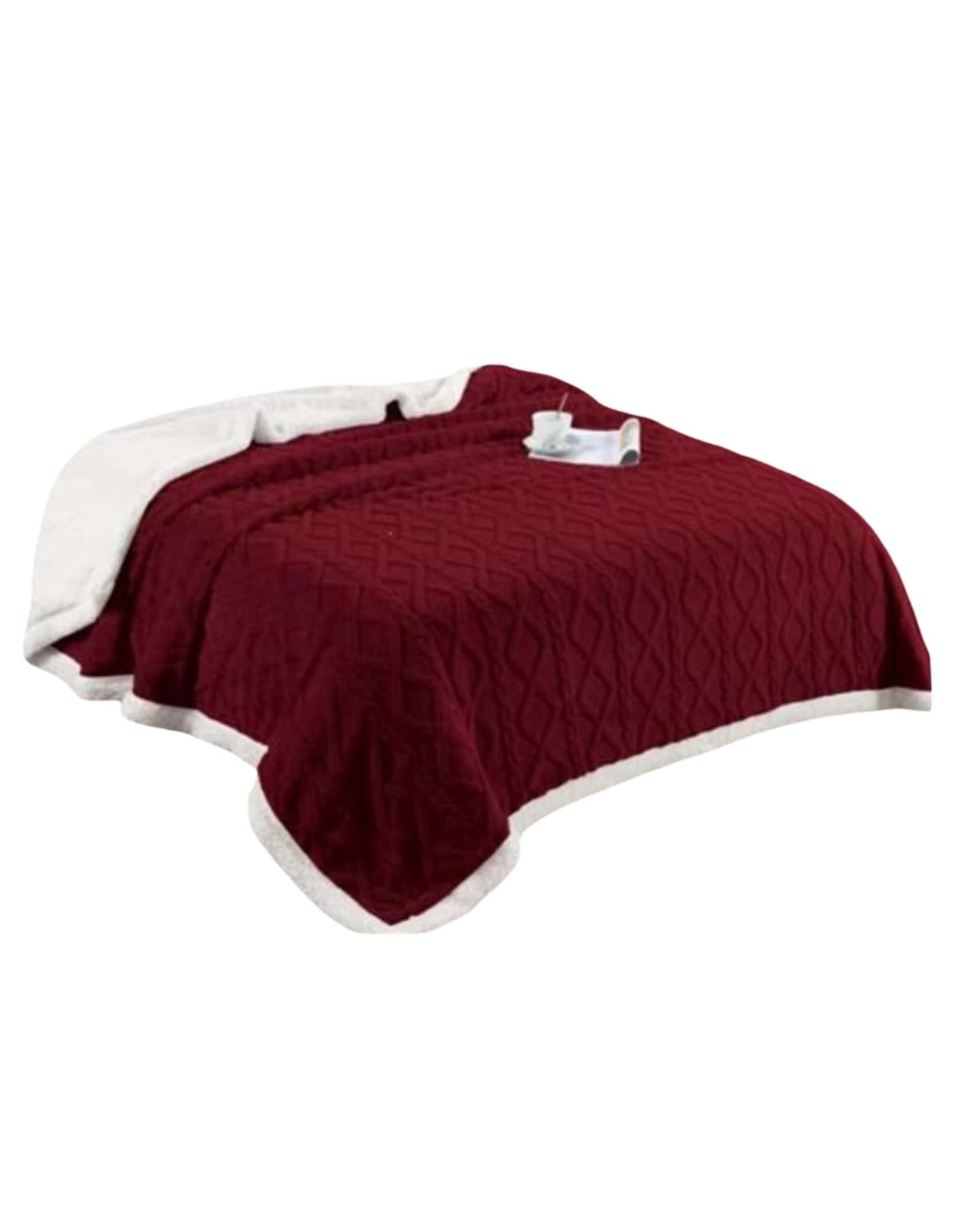 FRAZADA MANTA POLAR SHERPA TE RMICA PLAZA Y MEDIA - 4