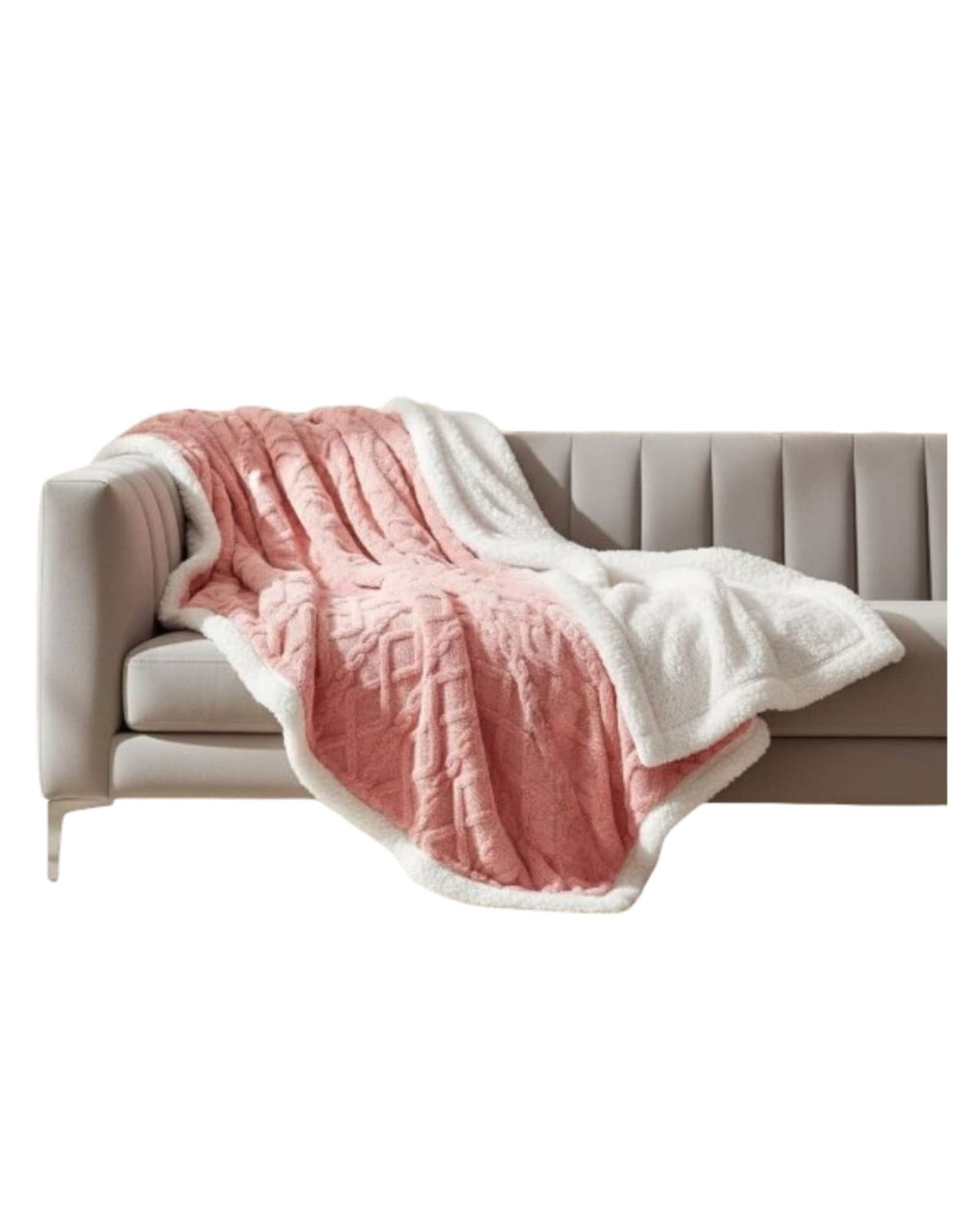 FRAZADA MANTA POLAR SHERPA TE RMICA KING - 5