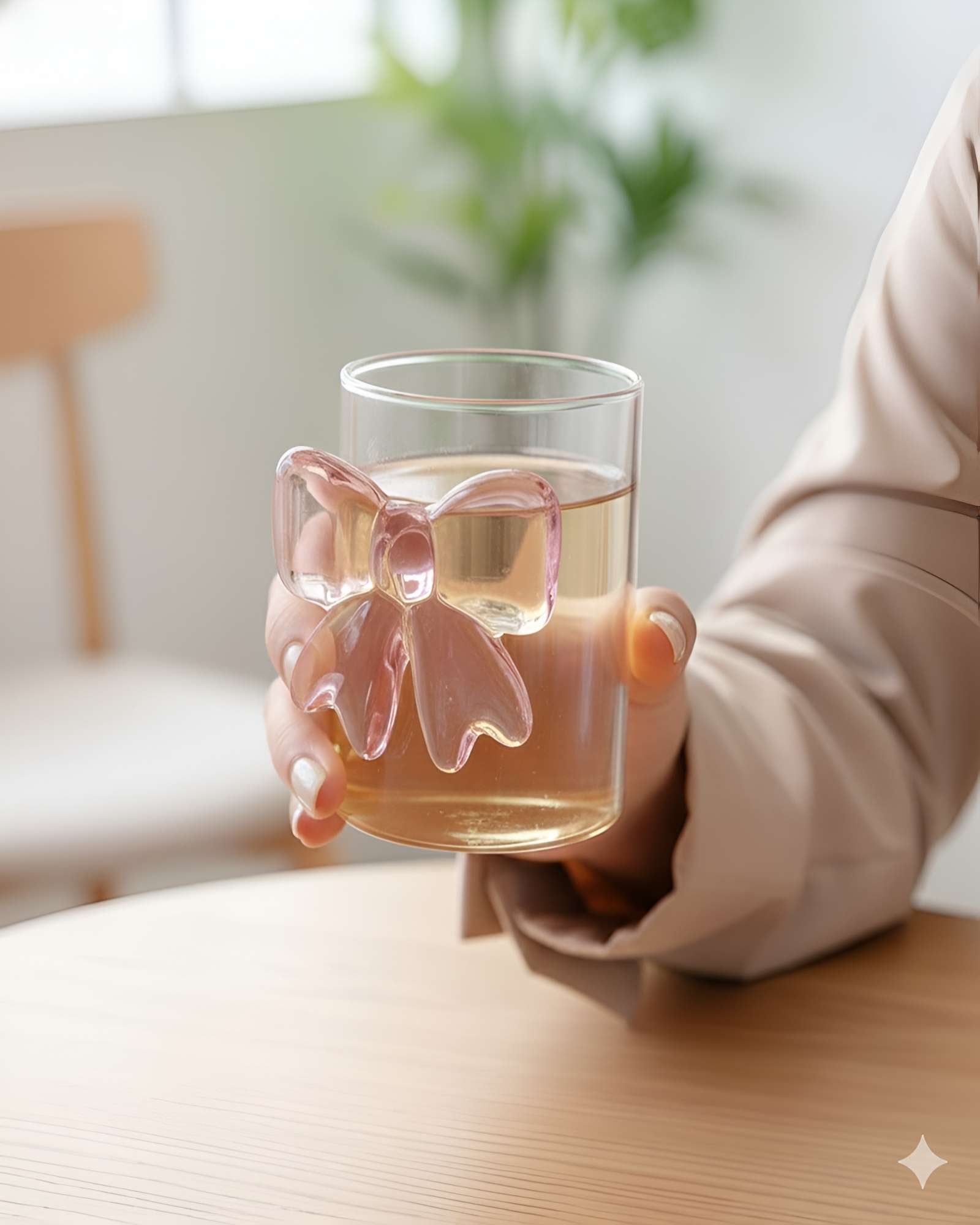 JUEGO DE 2 VASOS DE CRISTAL DISEÑO LAZO - 4