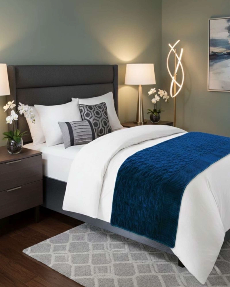 PIECERA DE CAMA VELVET LUXURY 90 X 210 CM - 1