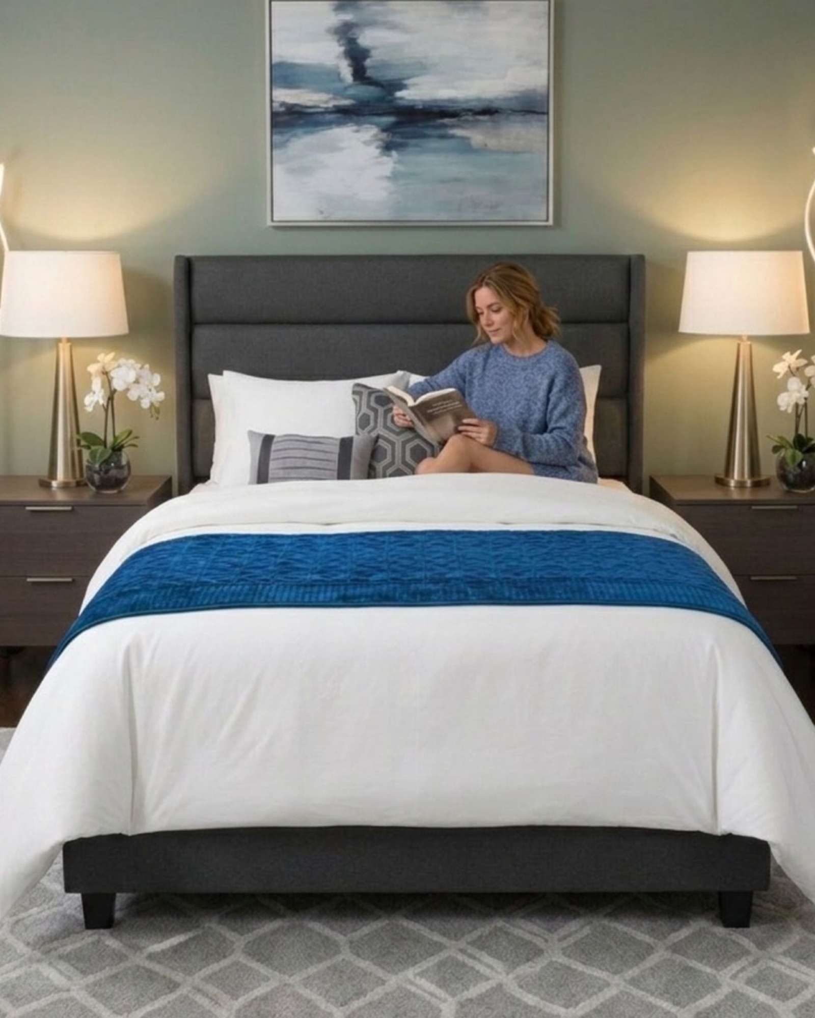 PIECERA DE CAMA VELVET LUXURY 90 X 210 CM - 3