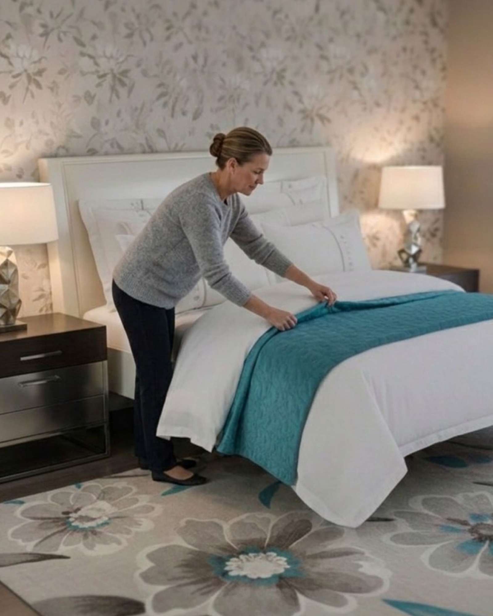 PIECERA DE CAMA VELVET LUXURY 90 X 210 CM - 2