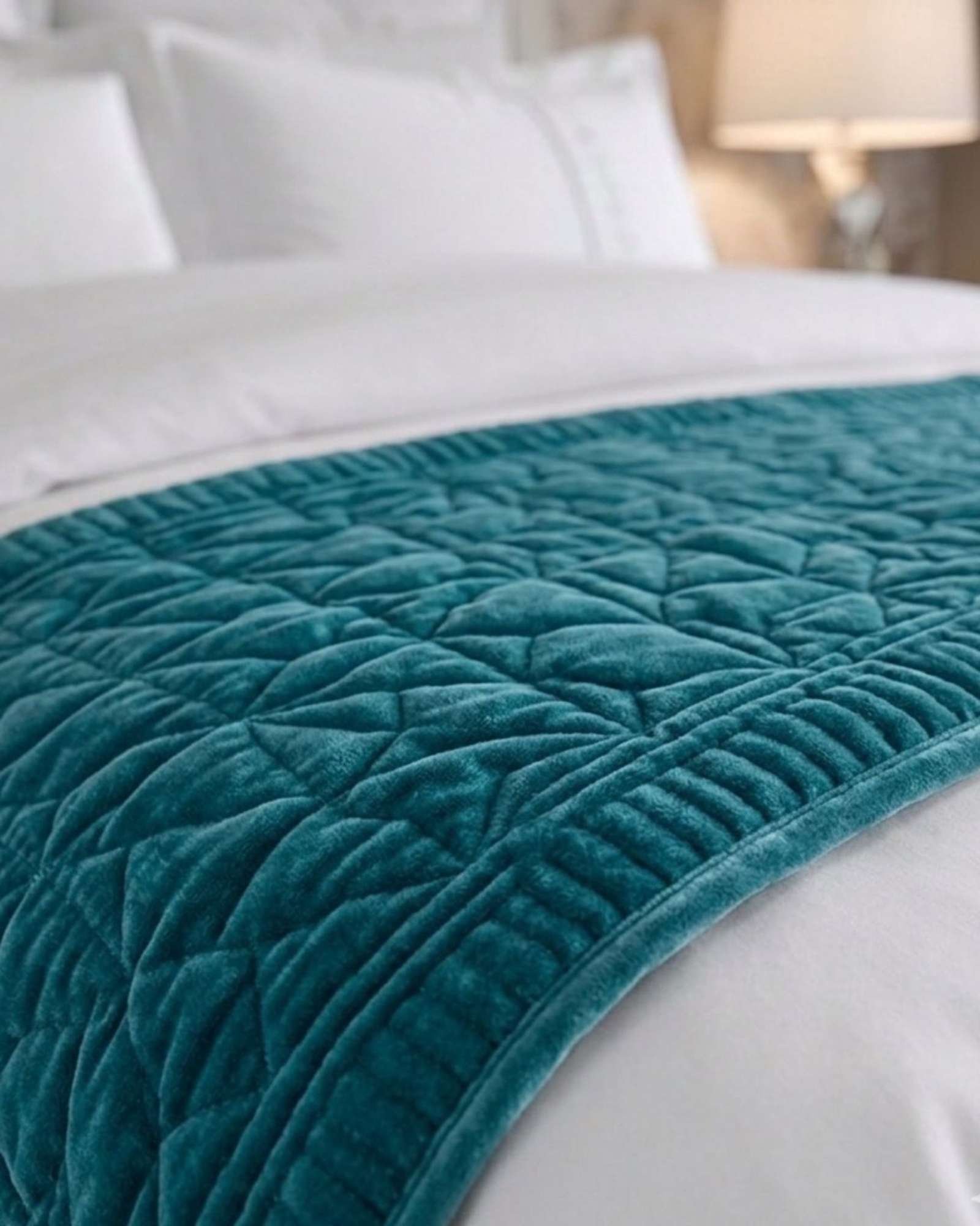 PIECERA DE CAMA VELVET LUXURY 90 X 210 CM - 6