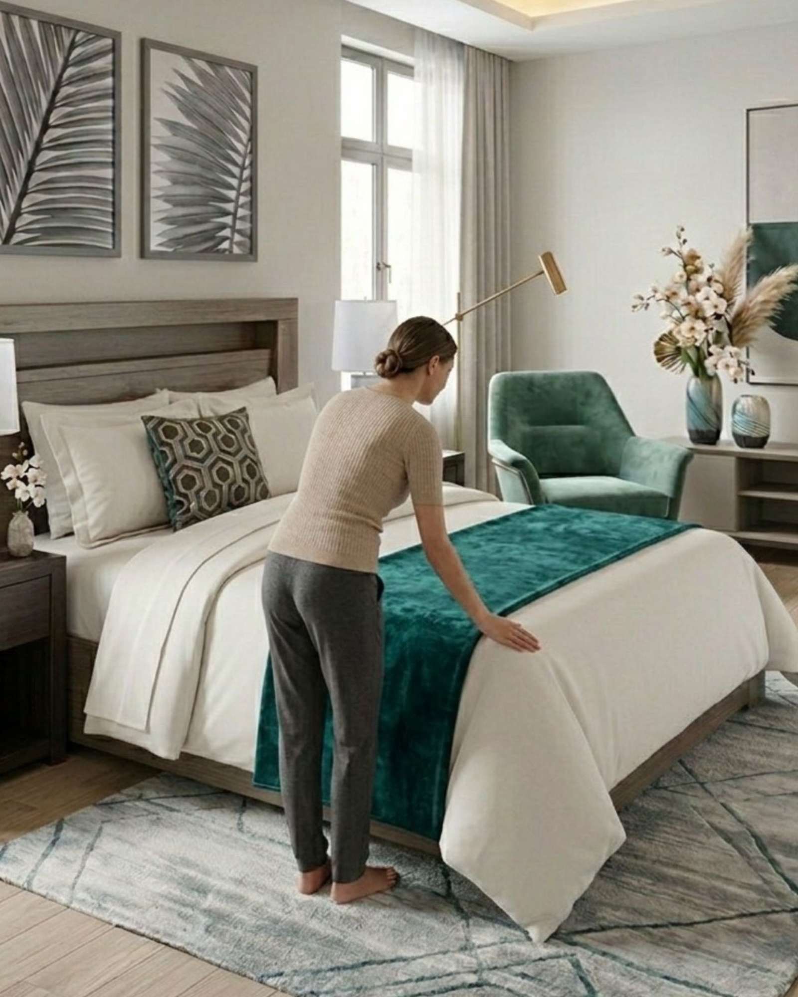 PIECERA DE CAMA PREMIUM TEXTURA SOFT Y CALIDEZ 90X210 CM - 1