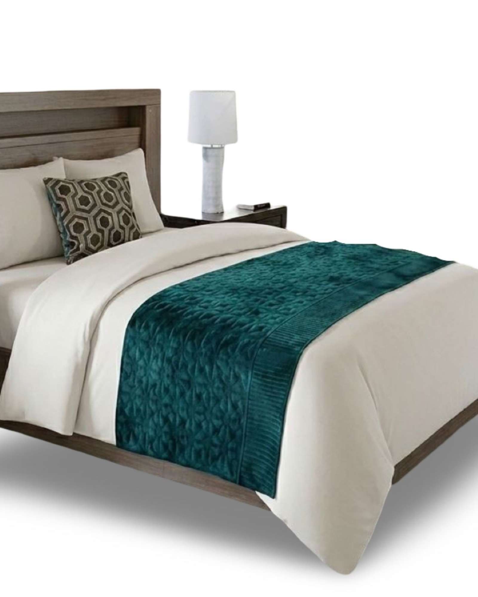 PIECERA DE CAMA PREMIUM TEXTURA SOFT Y CALIDEZ 90X210 CM - 5
