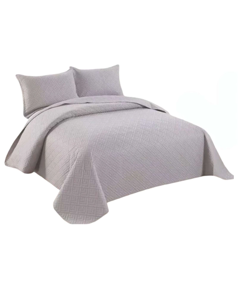CUBRECAMA QUILT TEXTURIZADO ESTILO MODERNO Y CONFORT KING-SUPER KING - 4