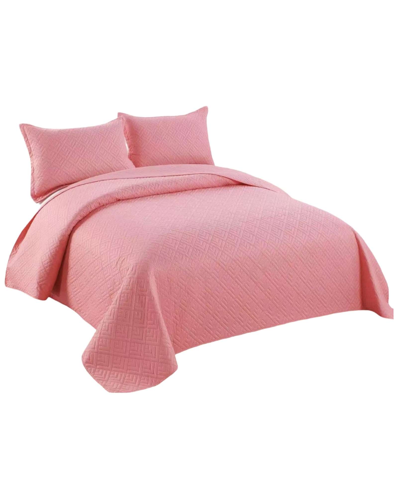 CUBRECAMA QUILT TEXTURIZADO ESTILO MODERNO Y CONFORT 2 PLAZAS - 2