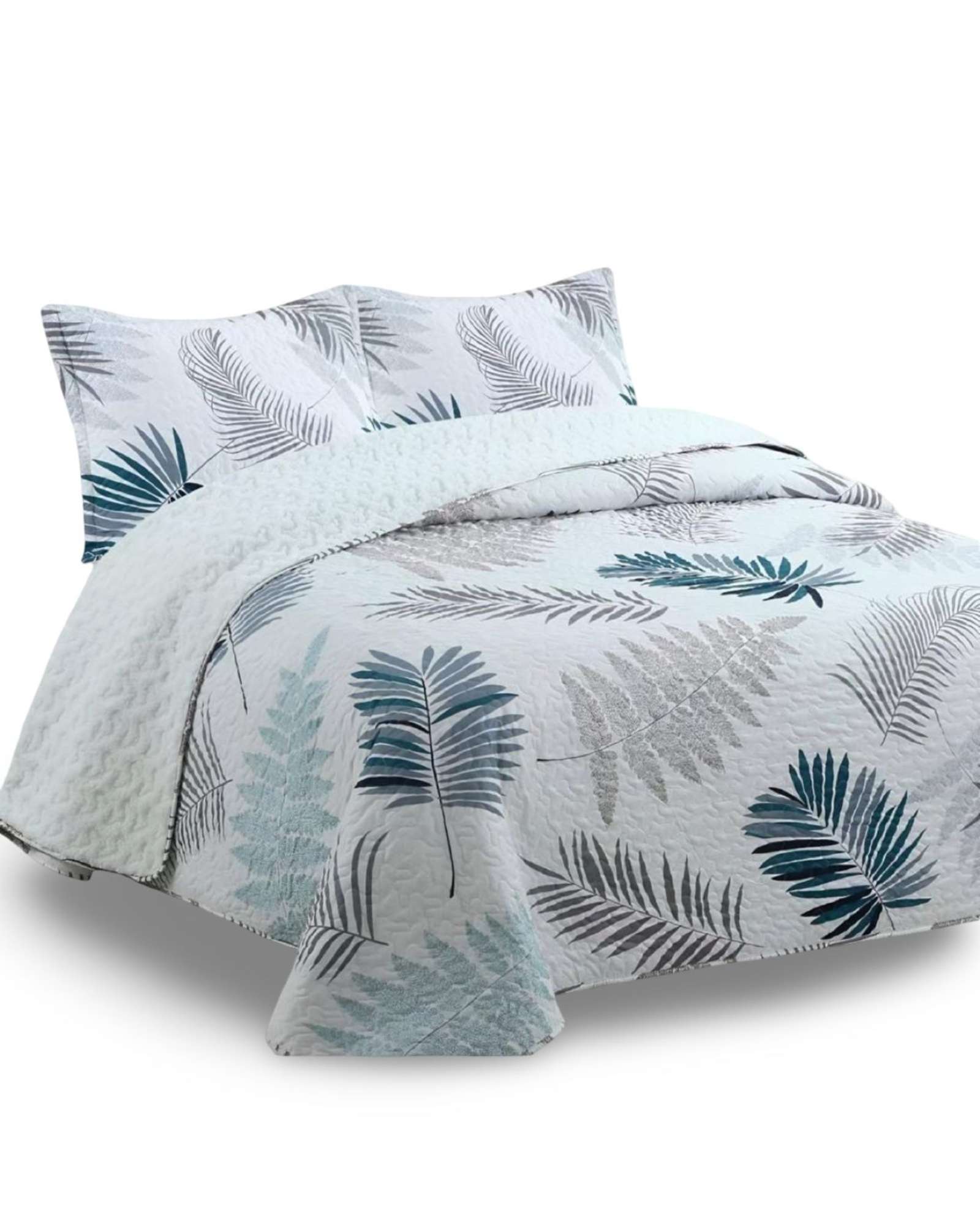 COBERTOR QUILT ELEGANTE CON SHERPA KING MEDIDA 250X270 CM - 5