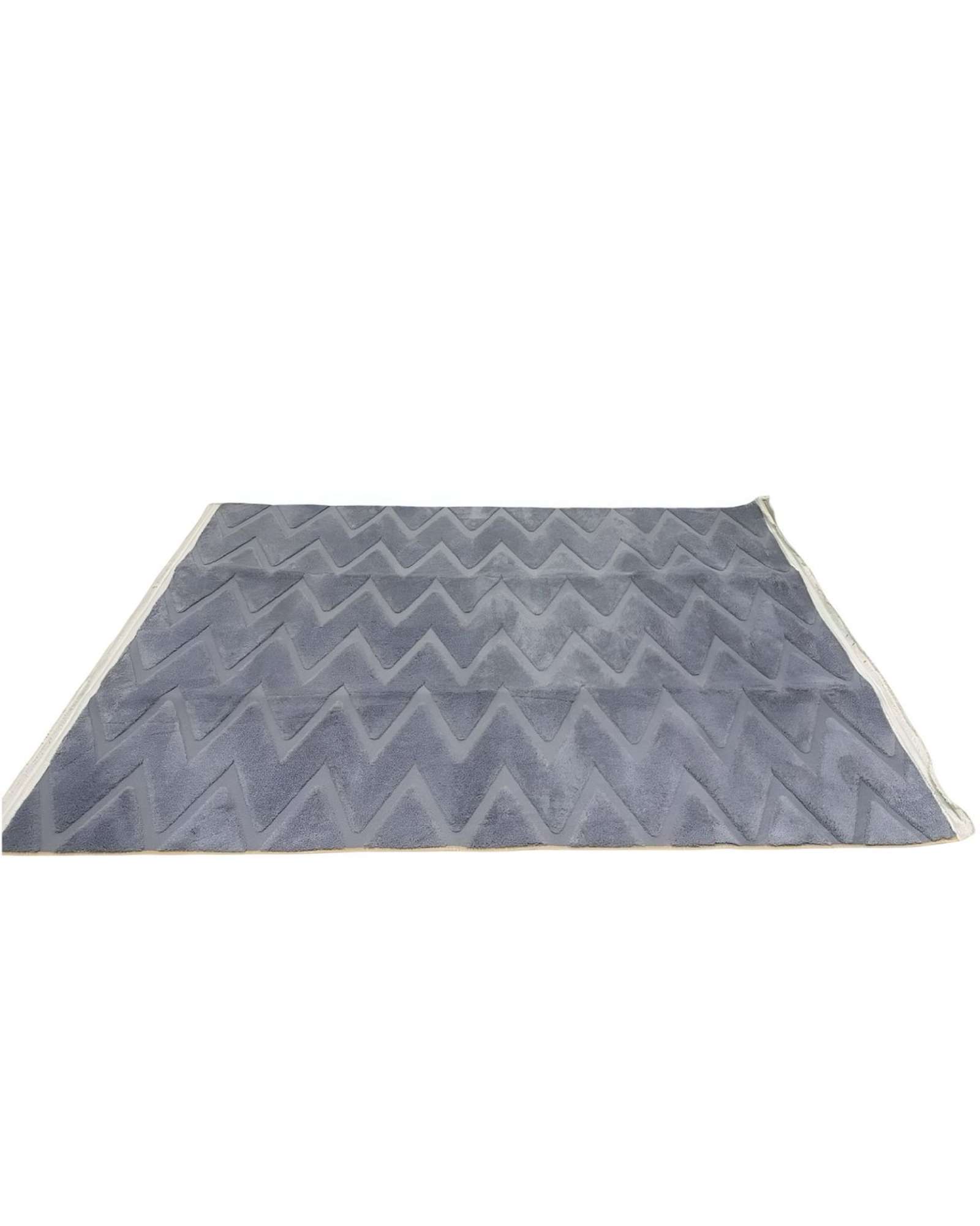 ALFOMBRA JACQUARD TEXTURIZADA CON DISEÑO Y FLECOS 180X200 CM - 4