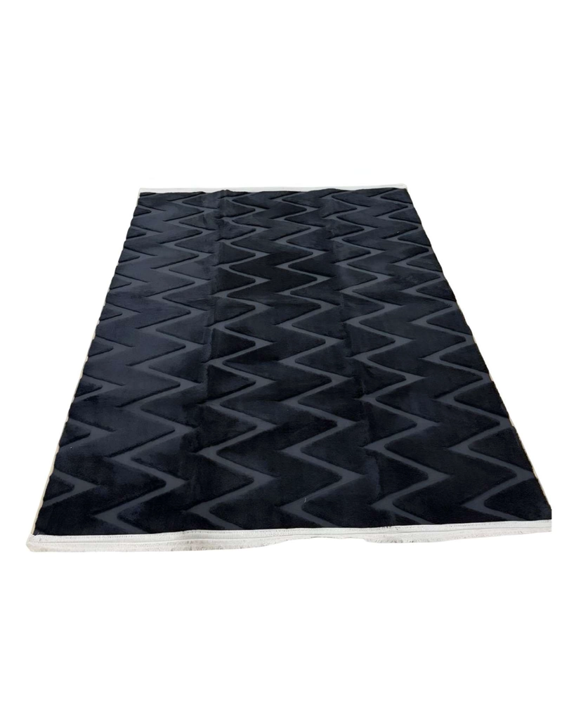 ALFOMBRA JACQUARD TEXTURIZADA CON DISEÑO Y FLECOS 180X200 CM - 5