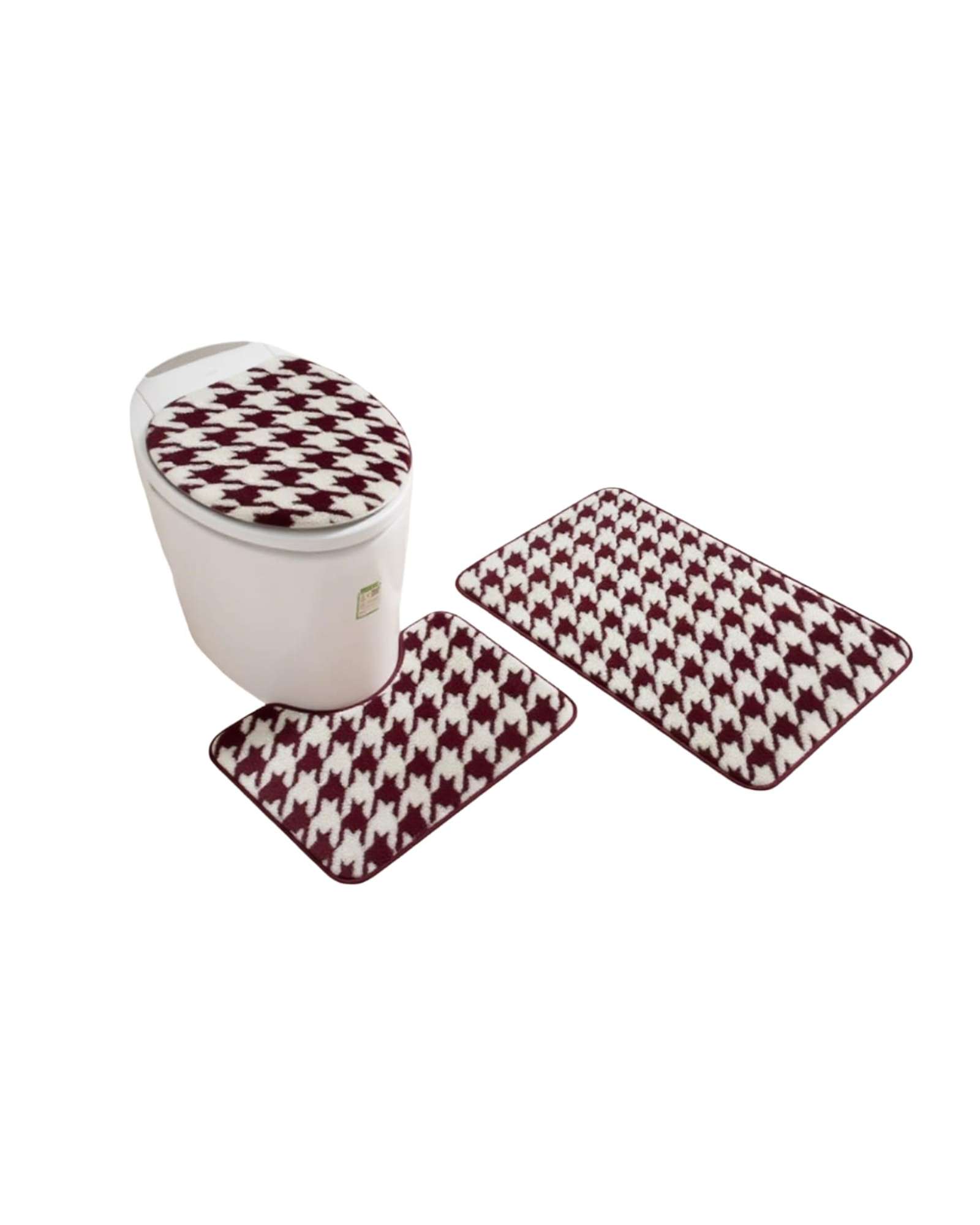 SET DE BAÑO 3 PIEZAS DISEÑO GEOME TRICO 3D - 6