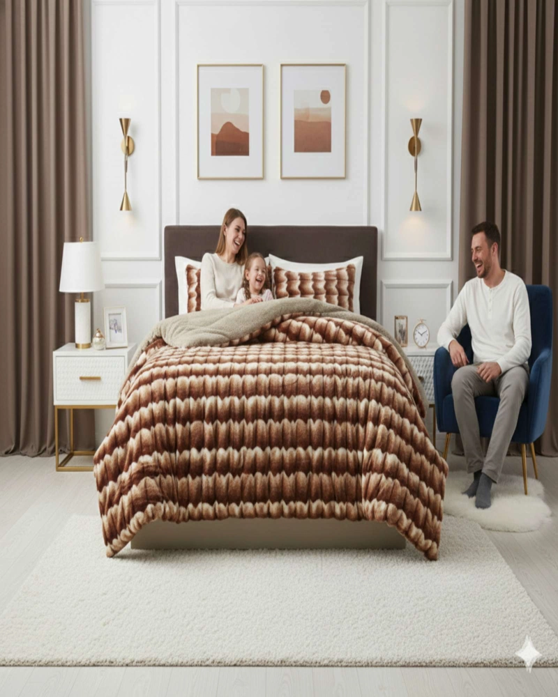 CUBRECAMA2 PLAZAS INVIERNO SOFT TOUCH PREMIUM CHIPORRO - 3