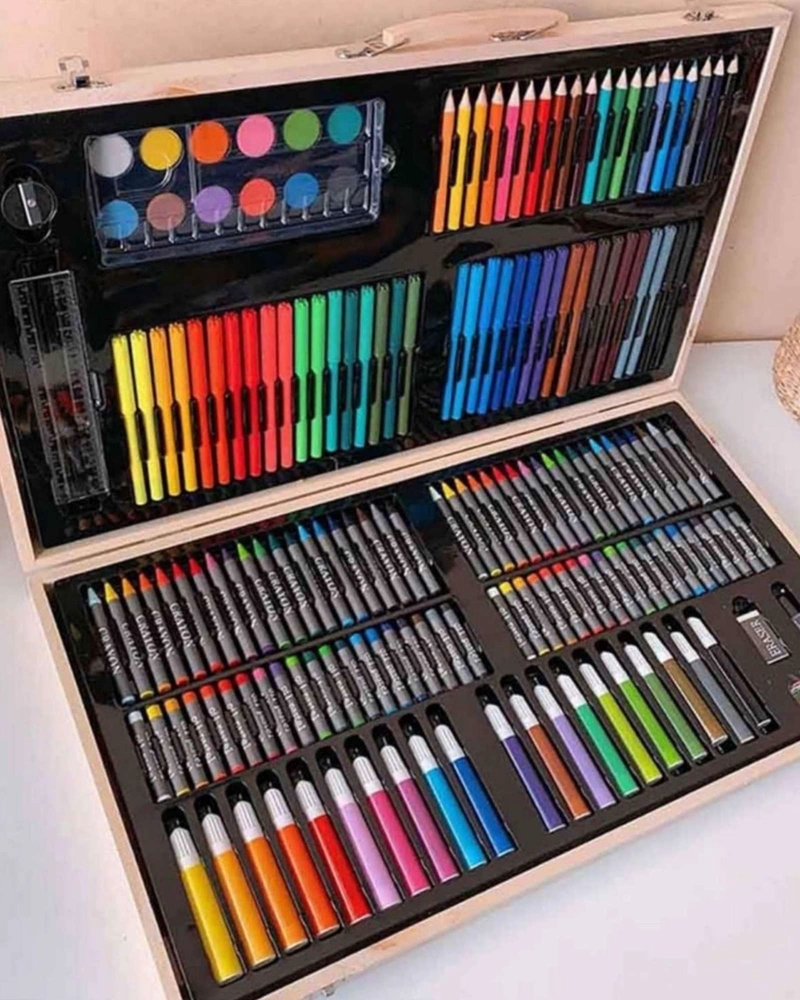 MALETIN DE ARTE PREMIUM 180 PIEZAS: ESTUDIO CREATIVO COMPLETO - 2