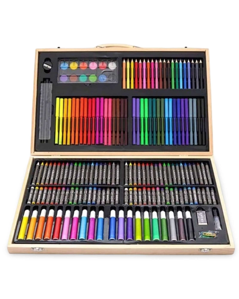 MALETIN DE ARTE PREMIUM 180 PIEZAS: ESTUDIO CREATIVO COMPLETO - 3