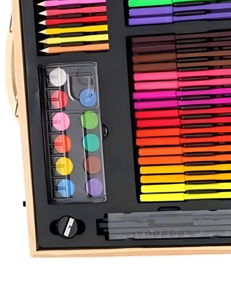 MALETIN DE ARTE PREMIUM 180 PIEZAS: ESTUDIO CREATIVO COMPLETO - 5